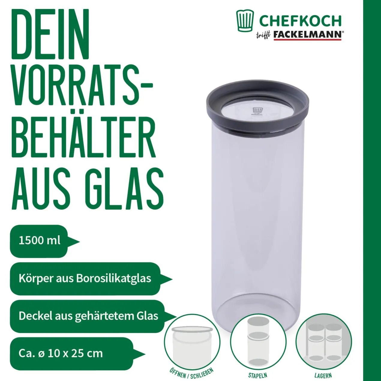 Vorratsglas, 1,5L