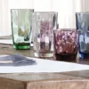 Wassergläser Diamond, 300 ml, 3 Stück, lila