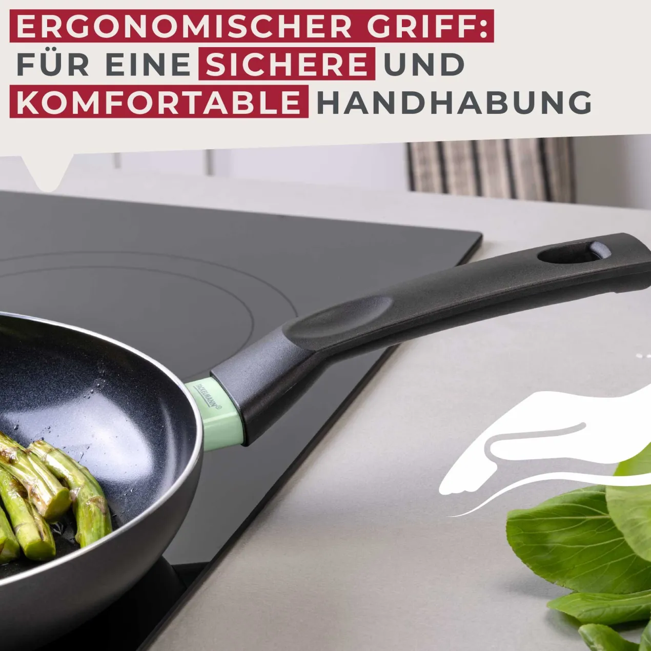 Wokpfanne Brandao, Keramik, antihaft, Ø28cm