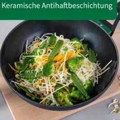 Wokpfanne Hamburg, keramische Antihaft-Beschichtung, Ø28cm