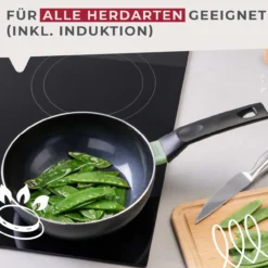 Wokpfannen-Set "Brandao", Keramik, antihaft, Ø20+28cm, 2-tlg.