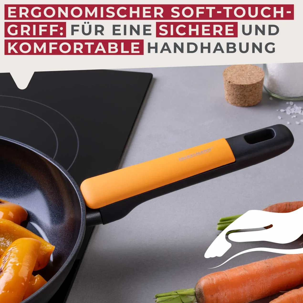 Wokpfanne Soft Collection, Keramik, antihaft, Ø28cm