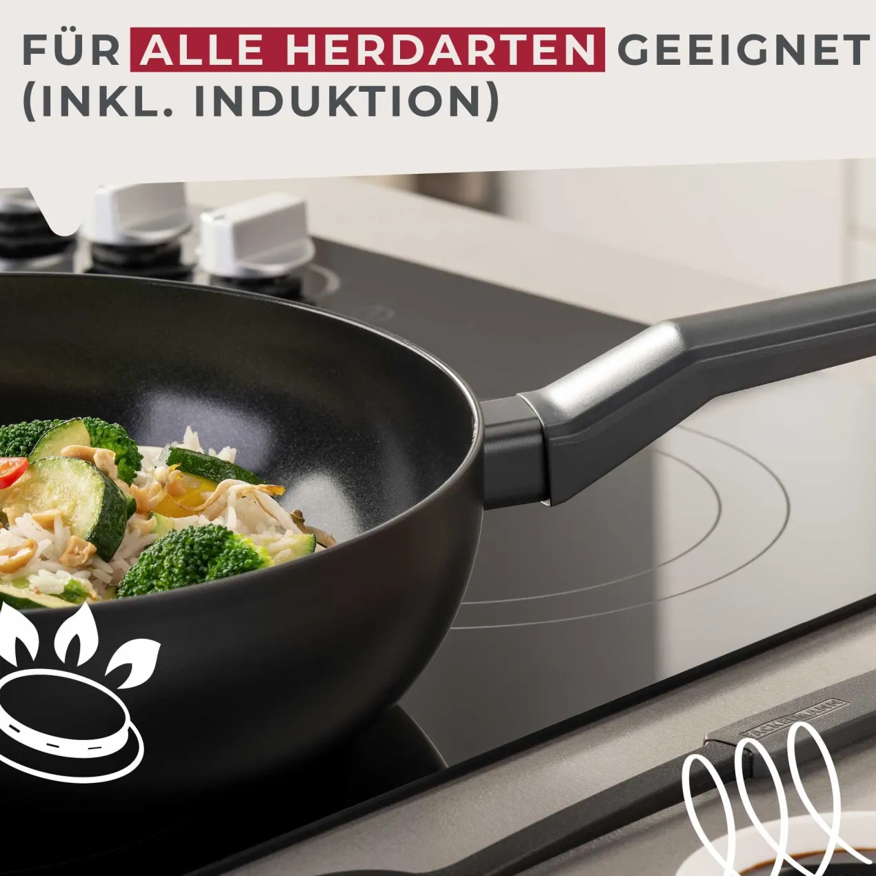 Wokpfanne Statement, Keramik, antihaft, Ø28cm – 20% Rabatt mit Code: COOK20