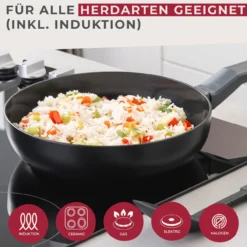 Wokpfanne Statement, Keramik, antihaft, Ø24cm – 20% Rabatt mit Code: COOK20