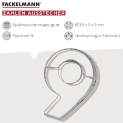 Zahlen-Ausstecher Nr. 9