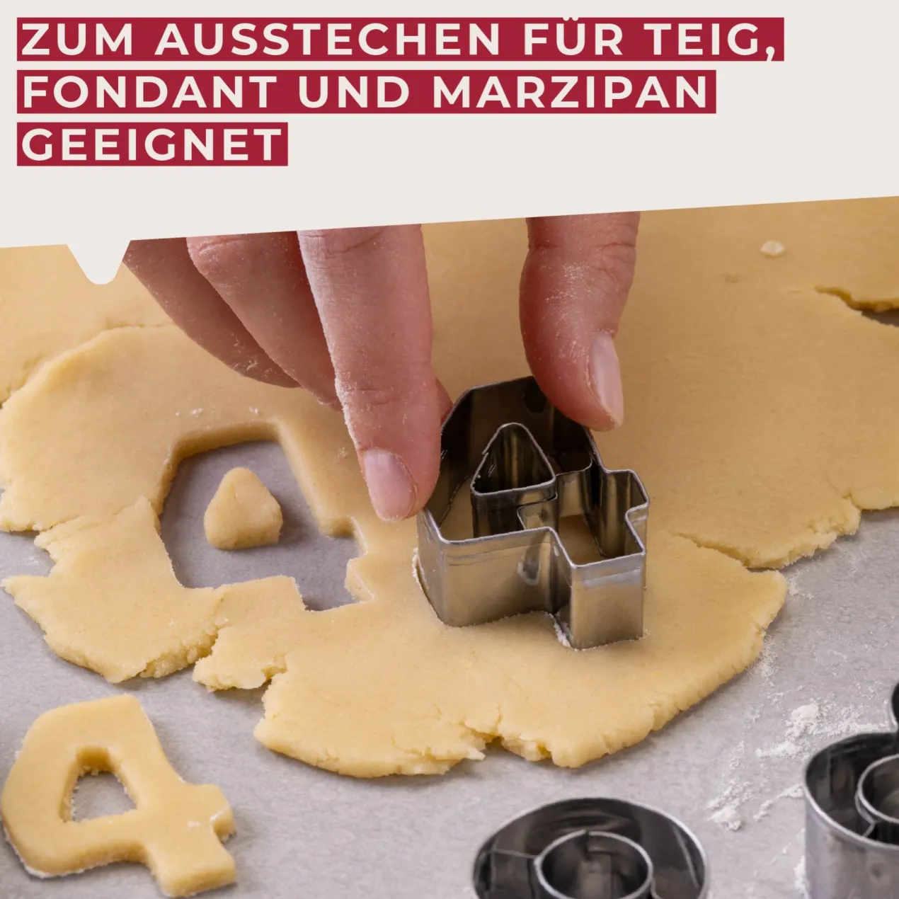 Zahlen-Ausstecher Nr. 4