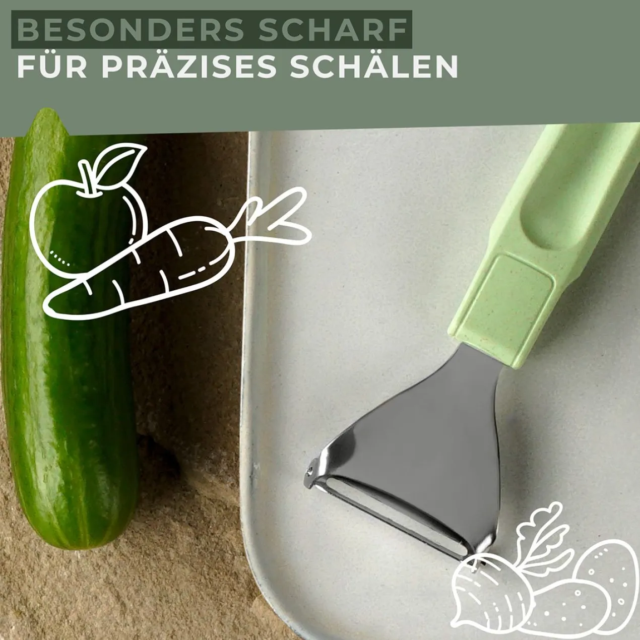 Ziehschäler Ecolution, 18cm